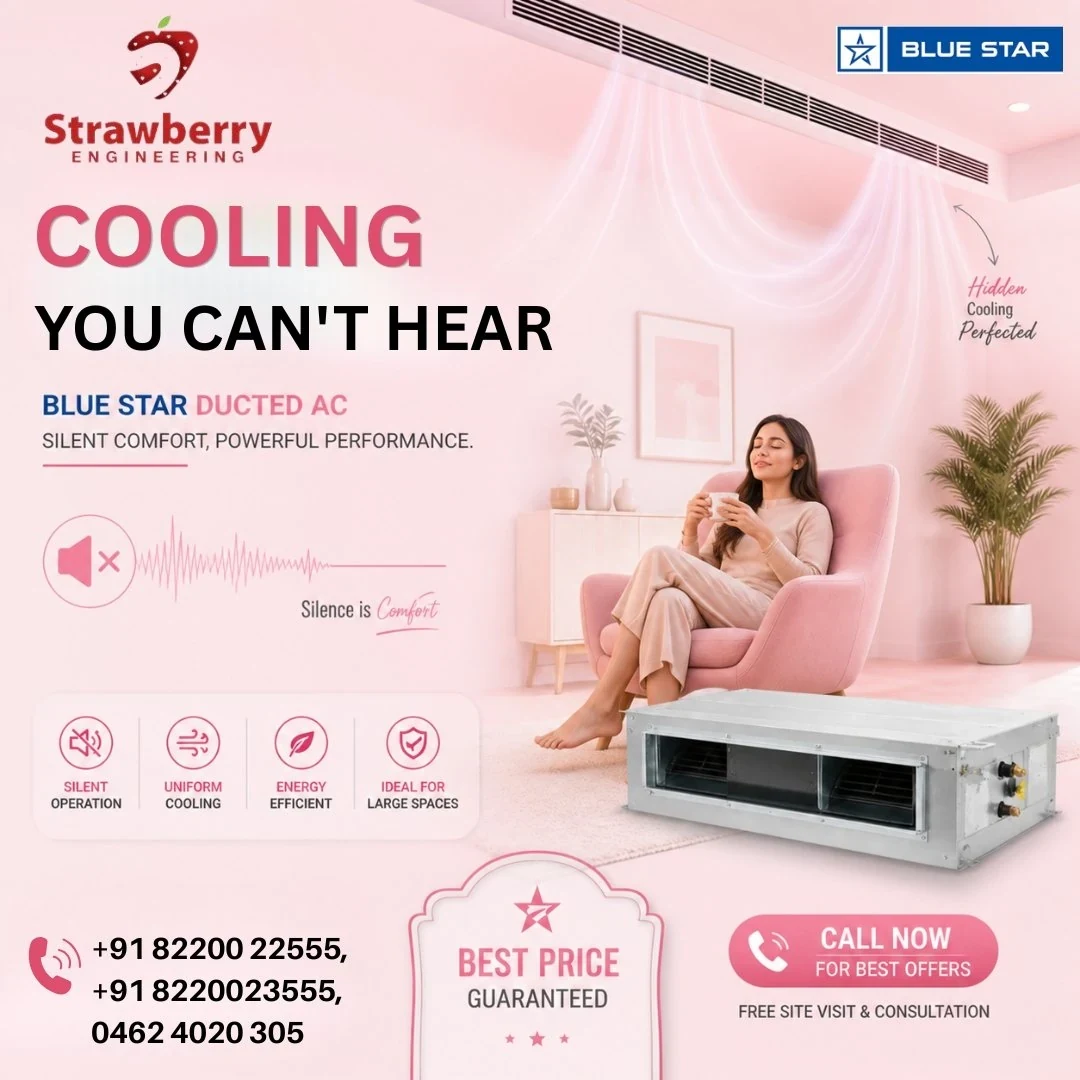 AC Installation Company in Tirunelveli | Strawberry Engineering